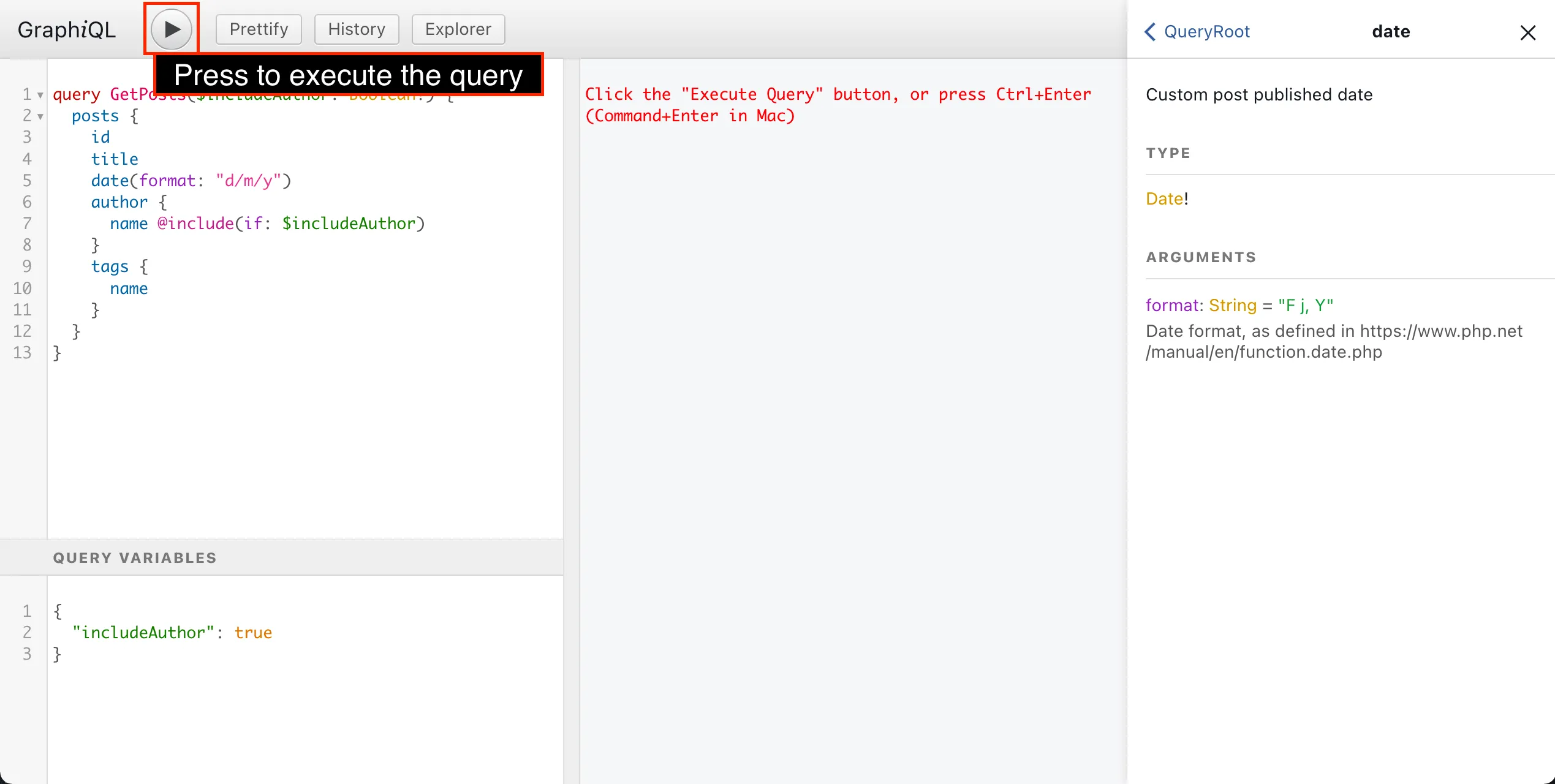 Wykonywanie query GraphQL Wykonywanie query GraphQL