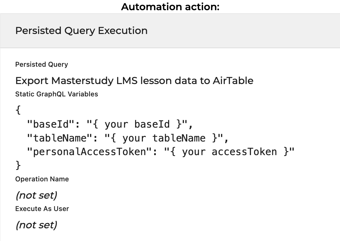 Action automatyzacji