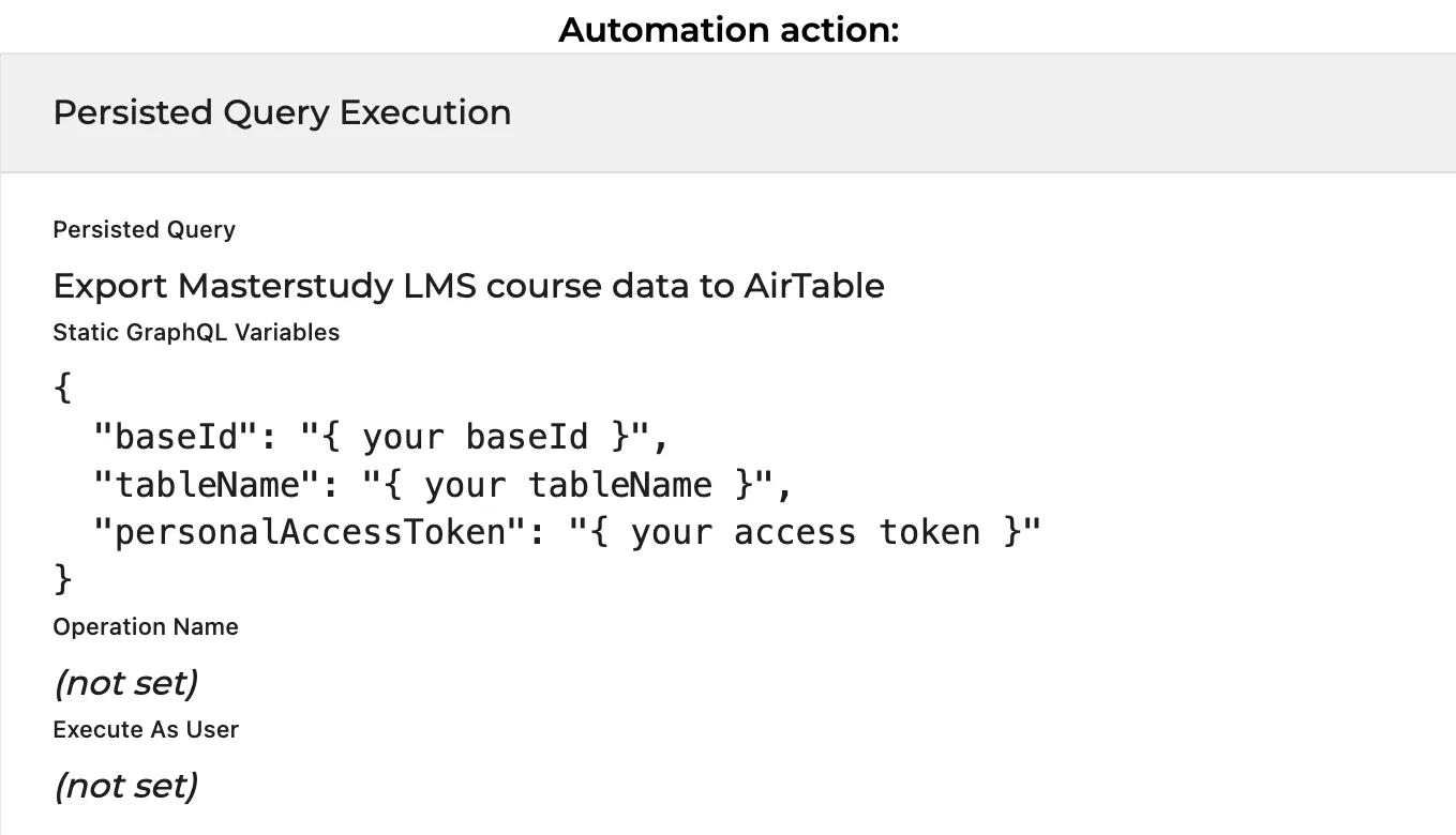 Action automatyzacji